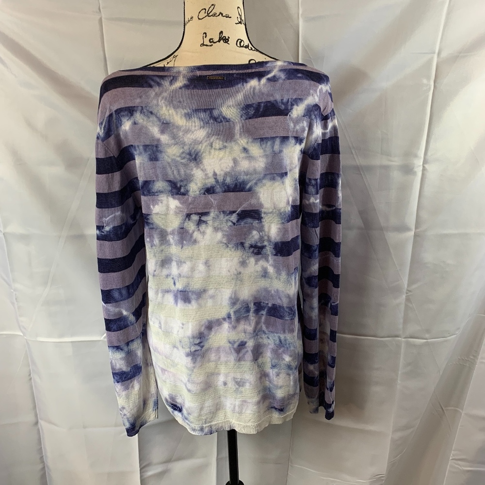 Siberian Long Sleeve Tie Dye Striped Top - Picture 5 of 6